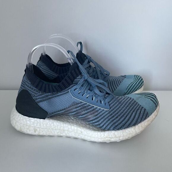 Adidas UltraBoost X Parley Womens Size US 7.5 Blue Running Shoes AQ0421 - Picture 1 of 12